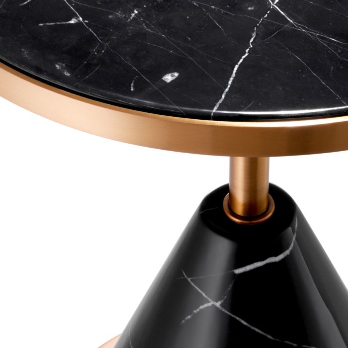 Side Table Park Lane brushed copper finish