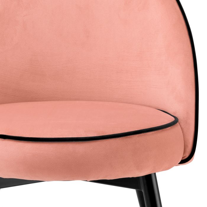 Dining Chair Cooper savona nude velvet set of 2