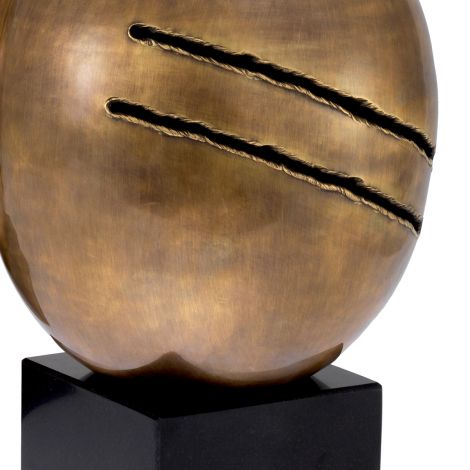 Object Artistic vintage brass finish set of 2