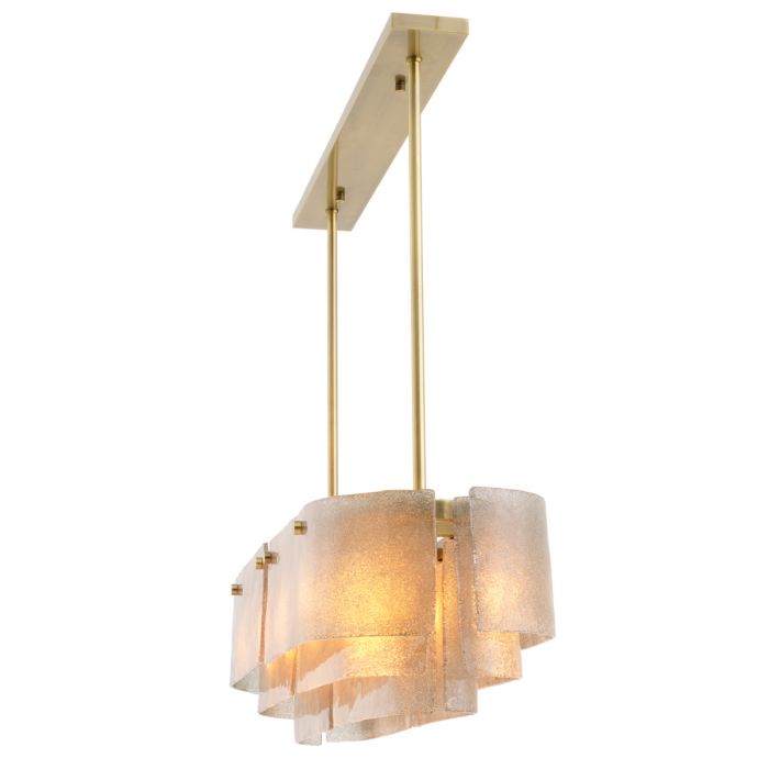 Chandelier Joy of Light light brushed brass finish