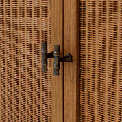 Dresser Borchard caramel oak veneer