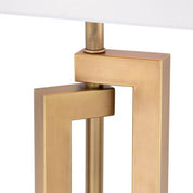 Table Lamp Leroux antique brass incl shade
