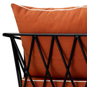 Silla de exterior Clifton Blaise naranja