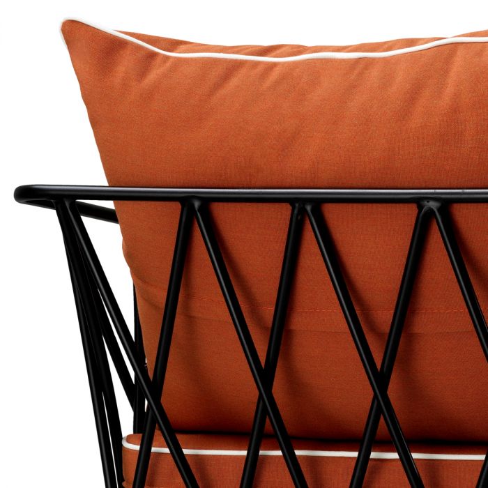 Silla de exterior Clifton Blaise naranja