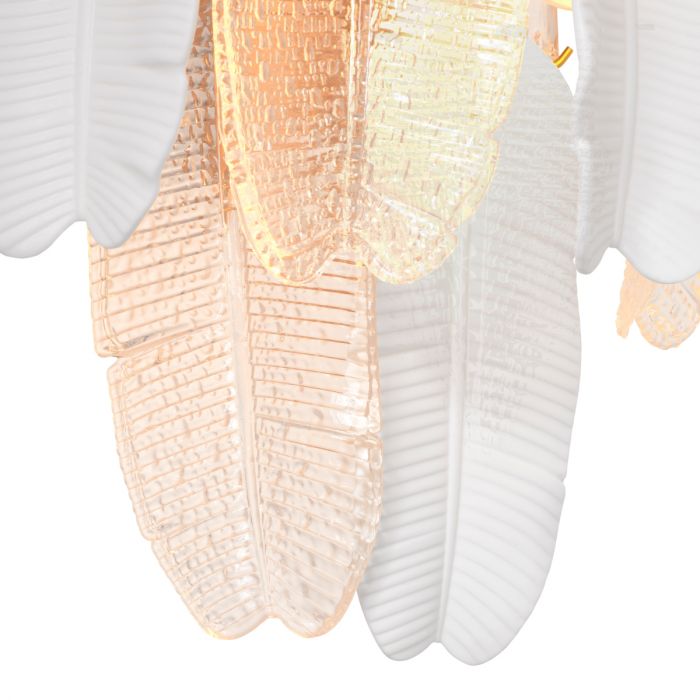 Lámpara de pared Santa Lucía acabado latón antiguo