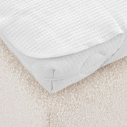 Juego de cama Mavone bouclé crema 180 x 210 cm