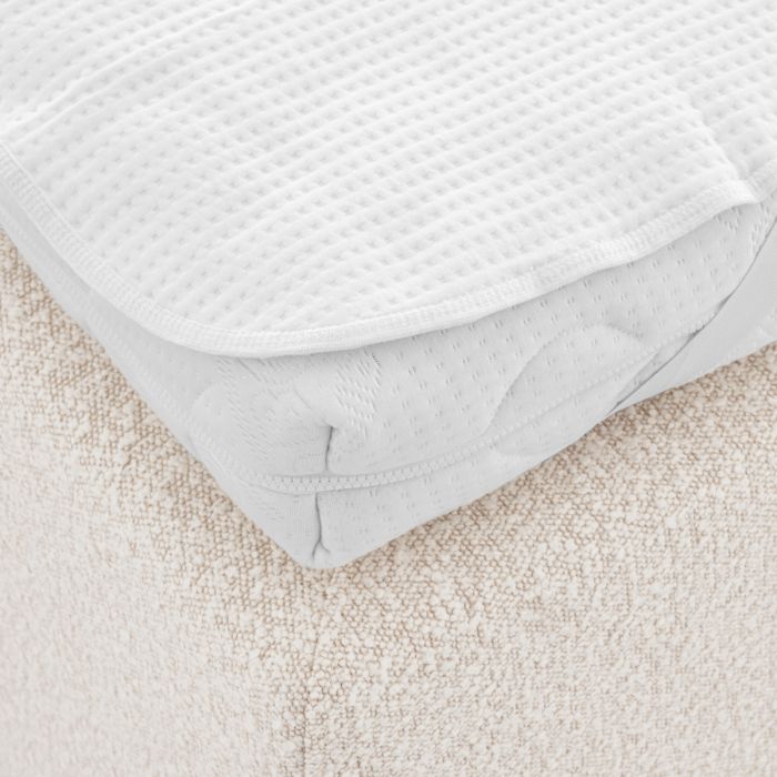 Juego de cama Mavone bouclé crema 180 x 210 cm