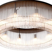 Chandelier Hector L bronze highlight finish