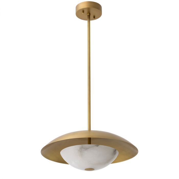 Pendant Marcona antique brass finish