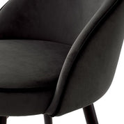 Counter Stool Cooper roche dark grey velvet set of 2
