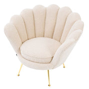 Chair Trapezium bouclé cream