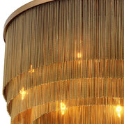Chandelier Tissot S antique brass finish