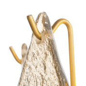 Lámpara de pared Rhombus acabado latón antiguo