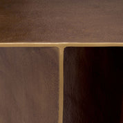 Console Table San Vito vintage brass finish