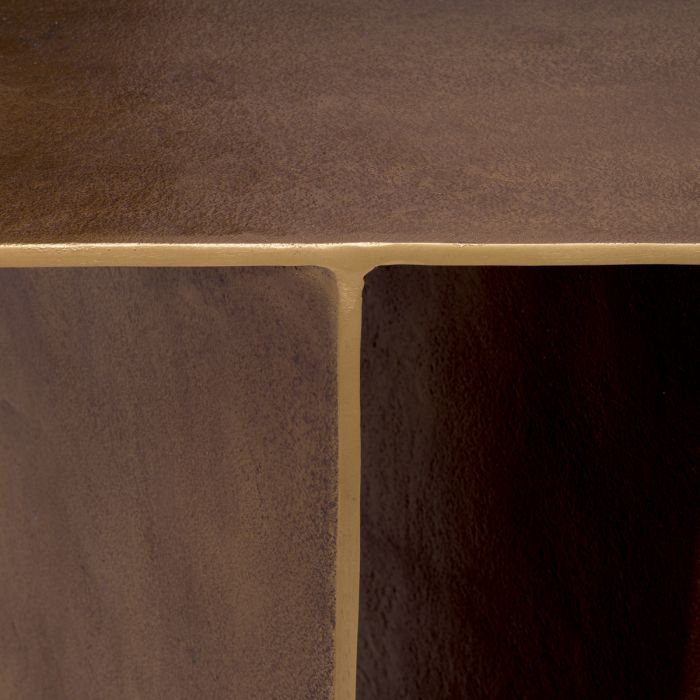 Console Table San Vito vintage brass finish