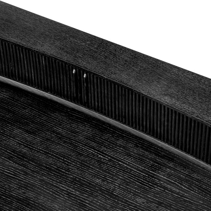 Desk Otranto charcoal grey oak veneer