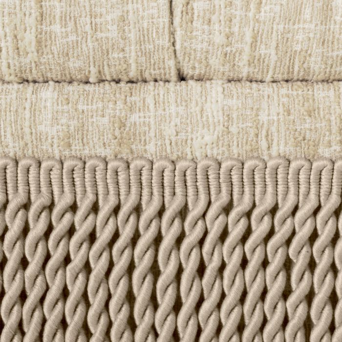 Ottoman Dorantes bouclé sonata cream