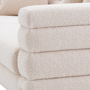 Sofa York bouclé cream