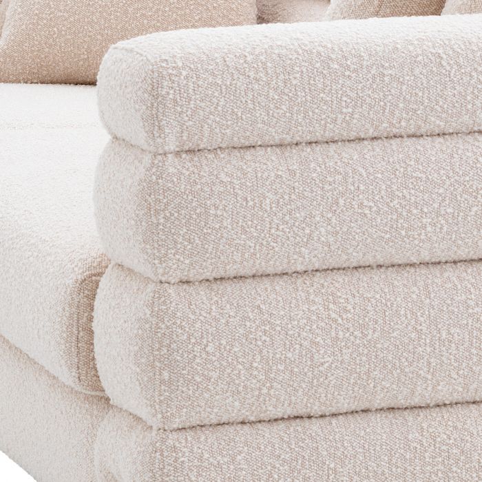 Sofa York bouclé cream