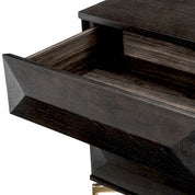 Nightstand Denver mocha oak veneer