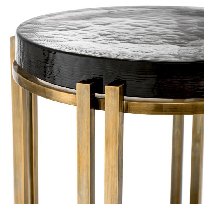 Side Table Claremont vintage brass finish