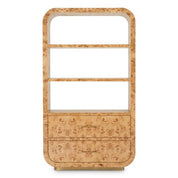 Gabinete Quinton chapa de madera de mappa marrón claro