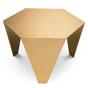 Side Table Metro Chic brushed brass finish