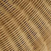 Mirror Idora natural rattan