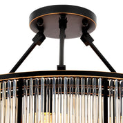 Ceiling Lamp Bernardi L bronze highlight finish