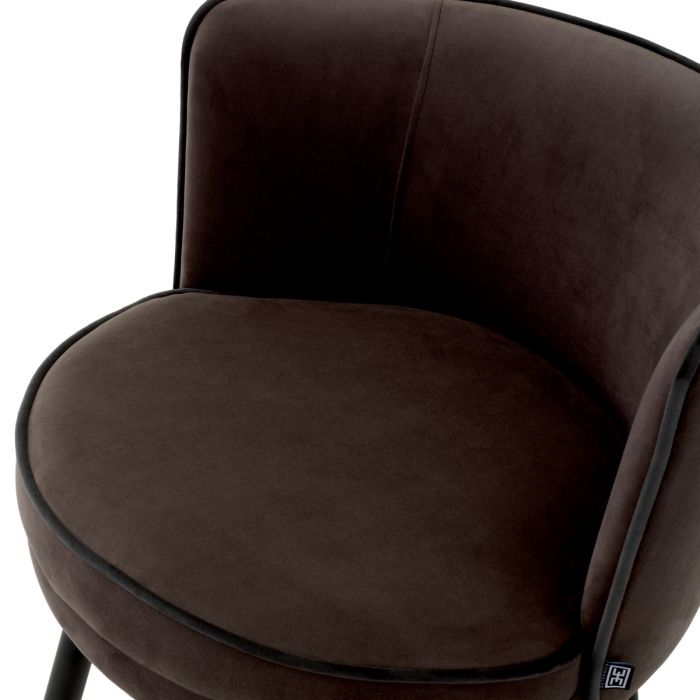 Counter Stool Grenada savona grey velvet