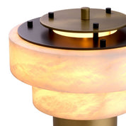 Table Lamp Zereno antique brass finish