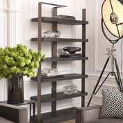 Cabinet Geo charcoal grey crown oak veneer