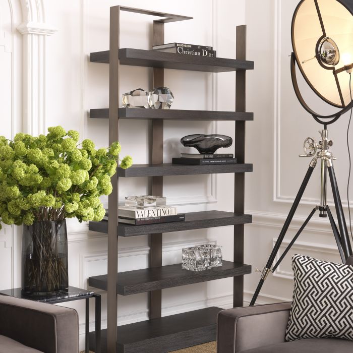 Cabinet Geo charcoal grey crown oak veneer