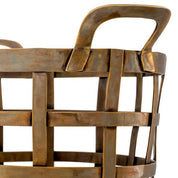 Basket Vreeland vintage brass finish