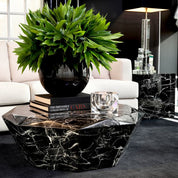 Coffee Table Diamond black faux marble