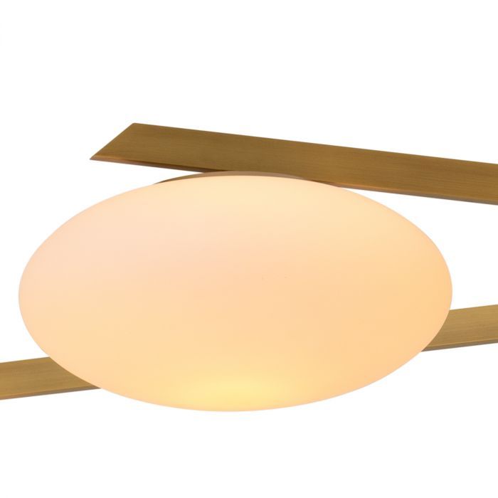Chandelier Evergreen L antique brass finish
