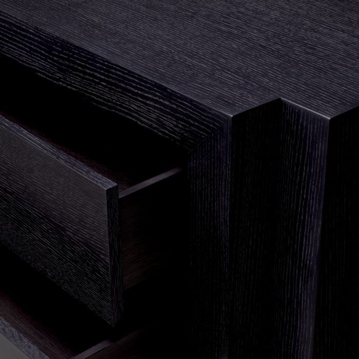 Dresser Metropolitan S charcoal grey oak veneer