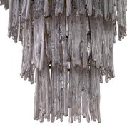 Chandelier Saint Roch L light brushed brass finish