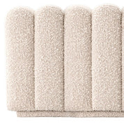 Banco Bente bouclé crema