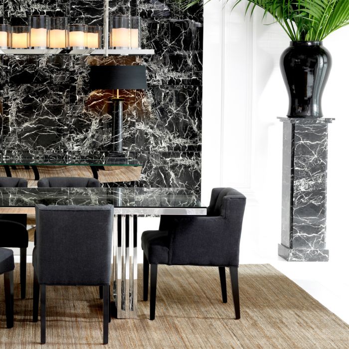 Columna Caselli imitación mármol negro