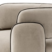 Chair Chaplin savona greige velvet
