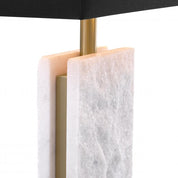 Table Lamp Charleston ant brass finish incl shade
