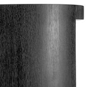 Mesa de centro Ancona chapa de roble gris carbón