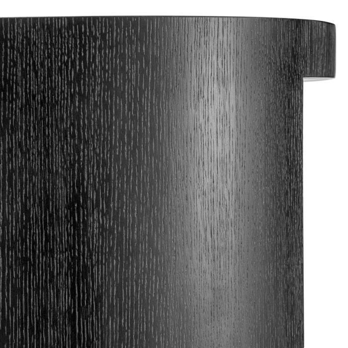 Mesa de centro Ancona chapa de roble gris carbón