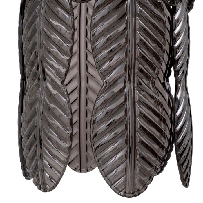 Lámpara de araña Sahure L acabado latón cepillado