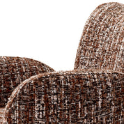 Swivel Chair Merida bouclé sonata red