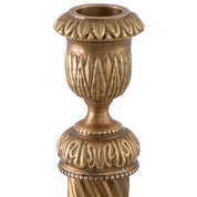 Candle Holder Carnier vintage brass finish S