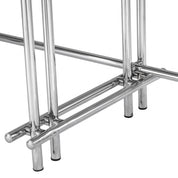 Mesa consola Quinn acero inoxidable pulido
