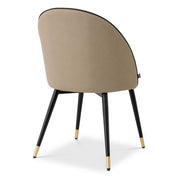 Dining Chair Cooper faux leather beige set of 2
