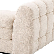 Sofá modular Dean bouclé crema - Derecha